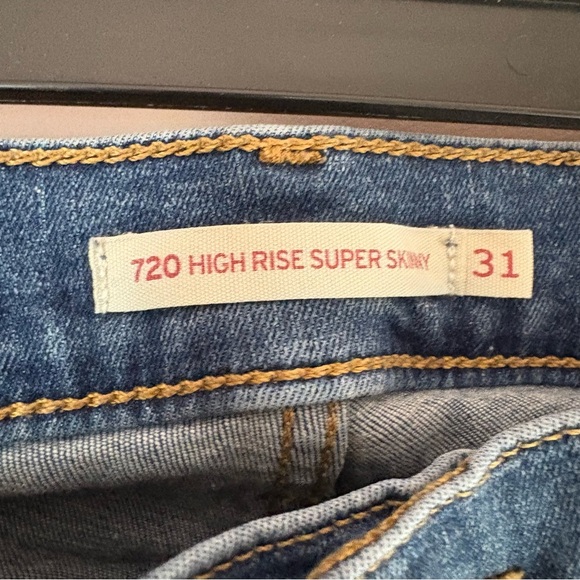 💙Levi's 720 Blue Skinny Jeans - Picture 3 of 6